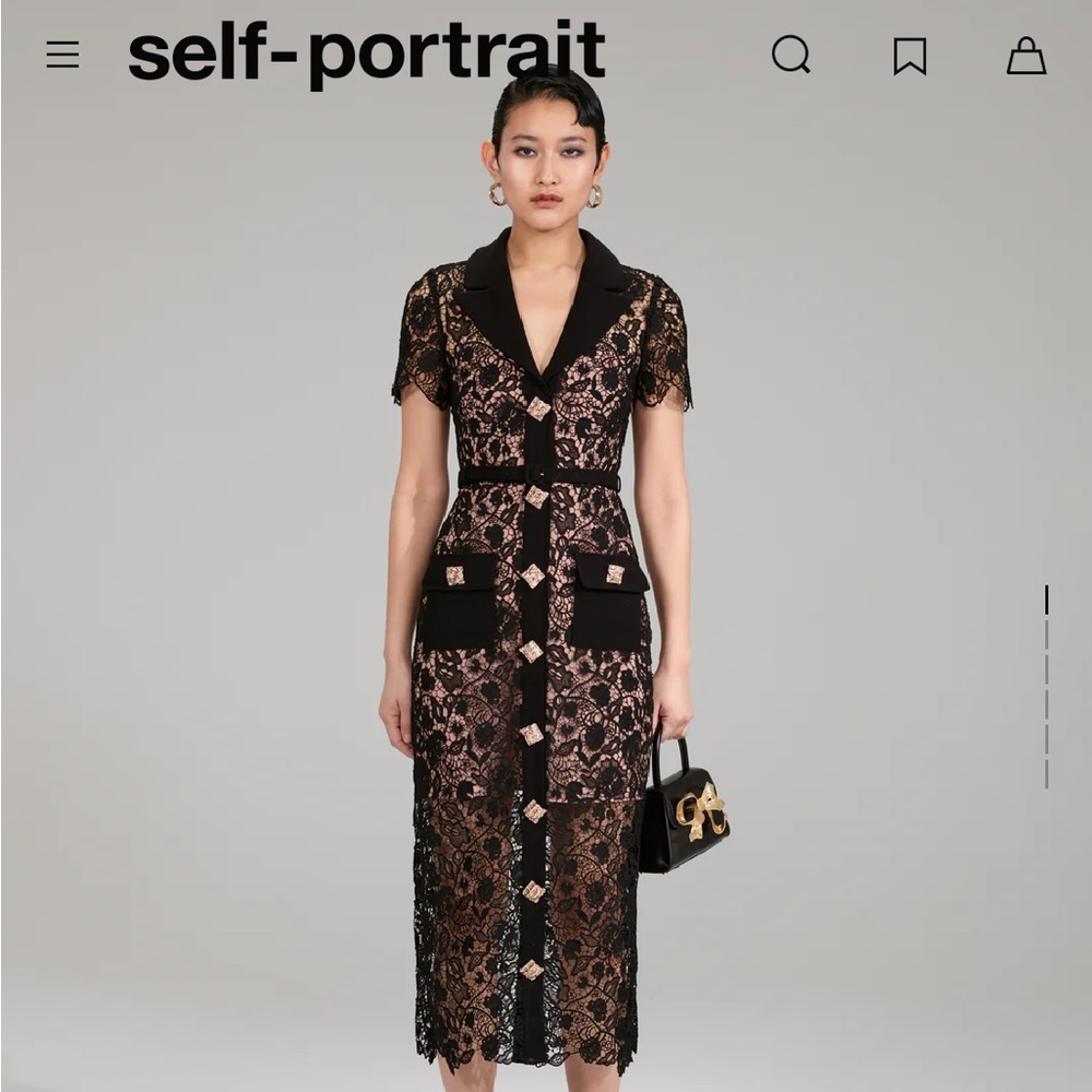 Self Portrait inspired dress.